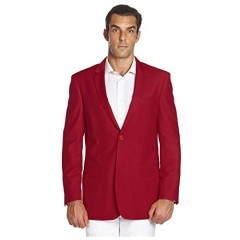 CONCITOR Men's Suit Jacket Separate Blazer Coat Solid RED Color Two Button