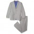 Kitonet Men's 2-Piece Plaid Slim Fit Suit