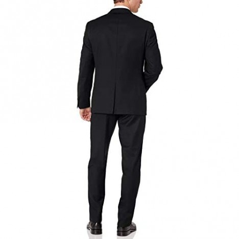 NO NICOLETTI ROSSO Men's 2 Button Modern Fit Suit