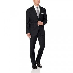 NO NICOLETTI ROSSO Men's 2 Button Modern Fit Suit