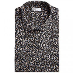 Bar III Mens Slim Fit Floral Button-Down Shirt