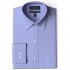  Brand - Buttoned Down Men's Classic Fit Button Collar Solid Non-Iron Dress Shirt Blue 15.5" Neck 36" Sleeve