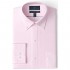  Brand - Buttoned Down Men's Classic Fit Button Collar Solid Non-Iron Dress Shirt Light Pink 17.5" Neck 33" Sleeve