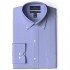  Brand - Buttoned Down Men's Tailored-Fit Button Collar Pinpoint Non-Iron Dress Shirt Blue 17.5" Neck 32" Sleeve