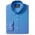  Brand - Buttoned Down Men's Tailored-Fit Button Collar Pinpoint Non-Iron Dress Shirt French Blue 17" Neck 32" Sleeve