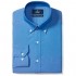 Brand - Buttoned Down Men's Tailored-Fit Button Collar Pinpoint Non-Iron Dress Shirt French Blue 14.5" Neck 33" Sleeve