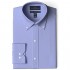  Brand - Buttoned Down Men's Tailored-Fit Button Collar Pinpoint Non-Iron Dress Shirt Blue 15.5" Neck 32" Sleeve