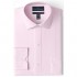  Brand - Buttoned Down Men's Tailored Fit Spread Collar Solid Non-Iron Dress Shirt Light Pink w/ Pocket 15.5" Neck 34" Sleeve