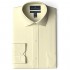  Brand - Buttoned Down Men's Tailored Fit Spread Collar Solid Non-Iron Dress Shirt Light Yellow w/ Pocket 15" Neck 34" Sleeve