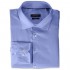 Bugatchi Men's Shaped Fit Spread Collar Solid Dress Shirt