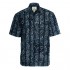 Artisan Outfitters Mens Riptide Batik Cotton Shirt (LT Blue Lagoon) A0214-49-LT