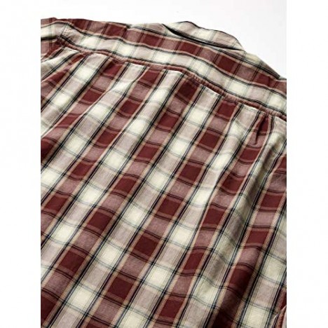 Carhartt Men's Tall Size Big & Tall Essential Plaid Button Down Long Sleeve Shirt