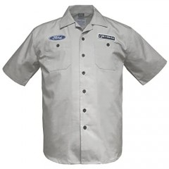 David Carey Ford F-150 Truck Work Shirt (XL) Gray