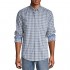 George Clothing Men's Regular Fit Long Sleeve Plaid Poplin Shirt