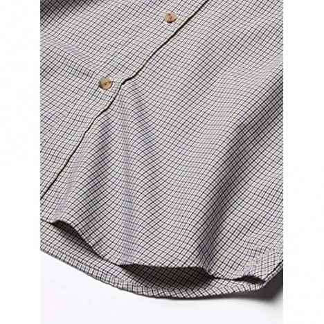 Lacoste Men's Short Sleeve Regular Fit Gingham Woven Shirt