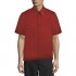 Men's Regular Fit - Short Sleeve Dress Shirt Red
