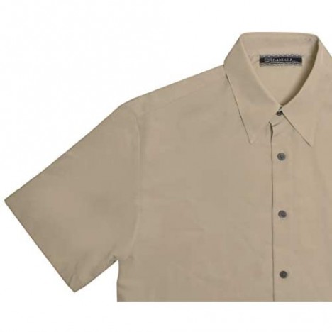 Mens Shirt - Short Sleeve Stone Color