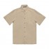 Mens Shirt - Short Sleeve Stone Color