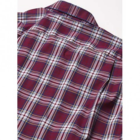 Nautica Big & Tall Men's Big and Tall Classic-fit Wrinkle-Resistant Plaid Shirt