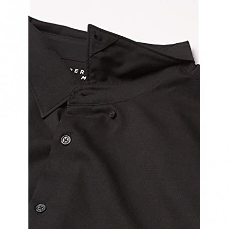 Perry Ellis Men's Big & Tall Motion Slim Fit Check Long Sleeve Button-Down Stretch Shirt