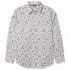 Perry Ellis Men's Sketch Floral Print Stretch Long Sleeve Button-Down Shirt