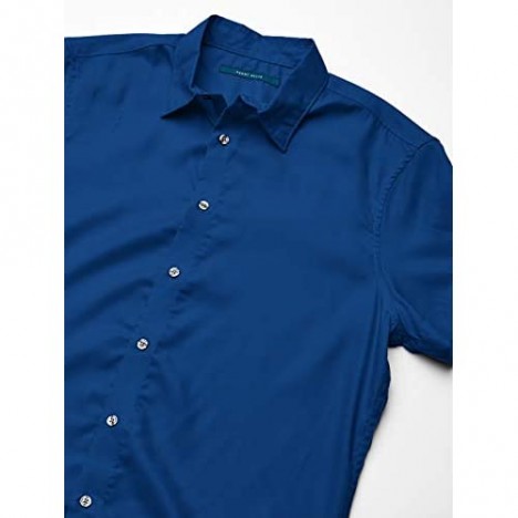 Perry Ellis Men's Solid Cotton Modal Shirt