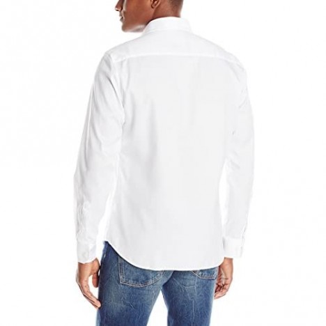 Stone Rose Men's Essential Tonal Stripe Long Sleeve Shirt