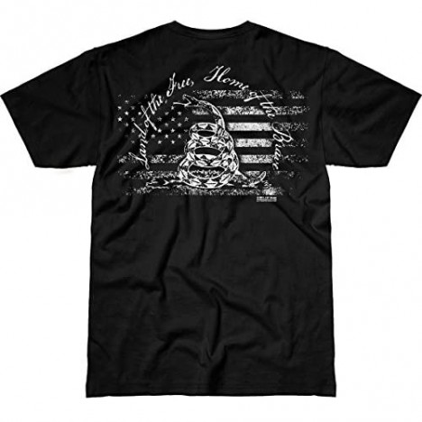 7.62 Design 'Land of The Free Home of The Brave' Patriotic Men's T Shirt