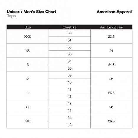 American Apparel Men's Fine Jersey Crewneck Long Sleeve T-Shirt