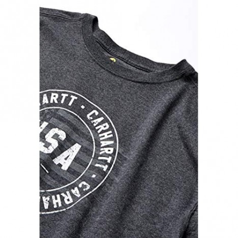 Carhartt Men's Lubbock USA Graphic Long Sleeve T Shirt (Regular and Big & Tall Sizes)