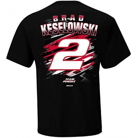 Checkered Flag Brad Keselowski 2021 Dis-Count Tire Fuel T-Shirt Black