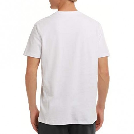 DAVID ARCHY Men's Tee 2 Pack Crewneck Short Sleeve Pocket T-Shirts