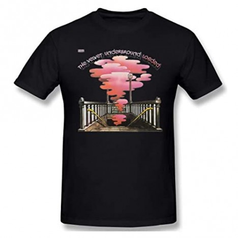 Digitwhale Men with Velvet Underground Design Work Shirt