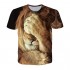 Men's Magic Graphic T-Shirt Print Short Sleeve Daily Tops Streetwear Rainbow