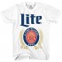 Miller Brewing Company Men's Miller Lite Logo Fine Pilsner T-Shirt