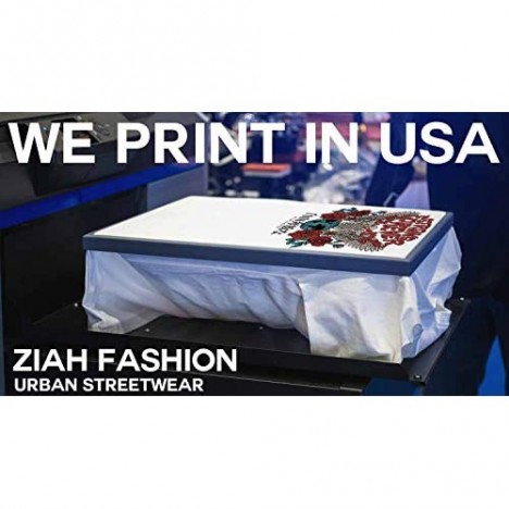 ZIAH FASHION 100% Cotton Unisex Urban Streetwear Riders Tattoo Japanese Kanji Graphic Tee Shirts