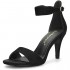 Allegra K Women's Open Toe Ankle Strap Stiletto Heel Sandals