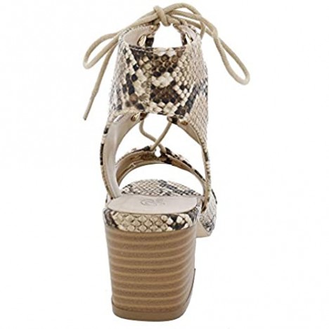 Penny Loves Kenny Women's Lace Up Ankle High Heel Heeled Sandal