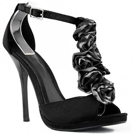 Qupid Women's Demand-27 High Heel Sandals Fashion Shoes
