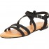 Cambridge Select Women's Crisscross Strappy Open Toe Flat Sandal
