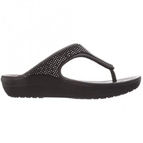 Crocs Women's Sloane Ombre Diamante Flip Platform Sandal