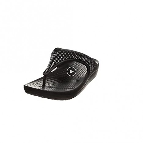 Crocs Women's Sloane Ombre Diamante Flip Platform Sandal