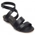 Etienne Aigner Womens Orly - Leather Ankle Wrap Around Sandal