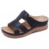 Meeshine Women's Summer Beach Flat Sandals Bohemia Flip Flops Platform Slide Comfort Walking Shoes