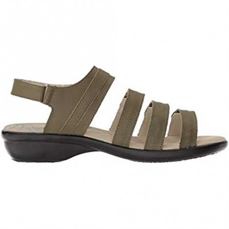 Propet Women's Aurora Sandal Olive 8 4E US