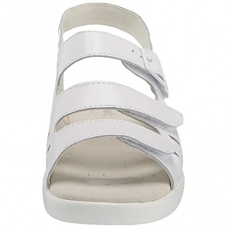 Propet Women's Breeze Walker Sandal White 8 X-Narrow