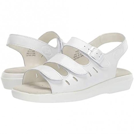 Propet Women's Breeze Walker Sandal White 8 X-Narrow