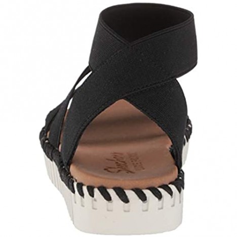 Skechers Women's Double Strap Flat Sandal