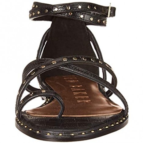 Ted Baker Women's Ankle-Strap Flat Sandal Black 6