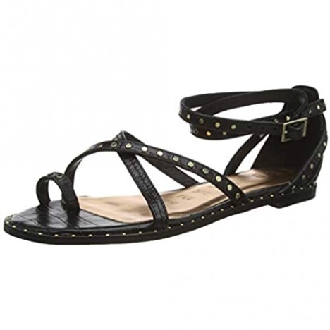 Ted Baker Women's Ankle-Strap Flat Sandal Black 6